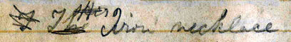 Detail fron , one of the drafts for Whitman's